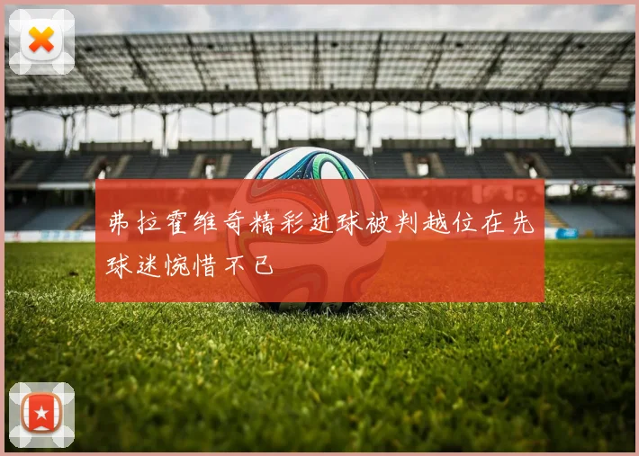 弗拉霍维奇精彩进球被判越位在先球迷惋惜不已